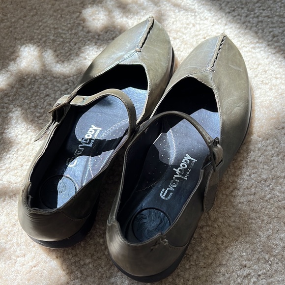 EVERYBODY By BZ MODA Green Leather Dante 36.5 - Picture 7 of 10